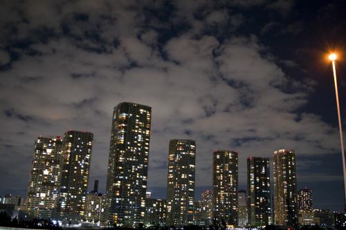 辰巳第一パーキング2017年元旦夜景