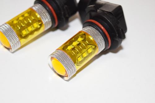 REIZ TRADING　LEDフォグランプ HB4 CREE 80W 白/ホワイト 黄/イエロー LEDバルブ 送料無料