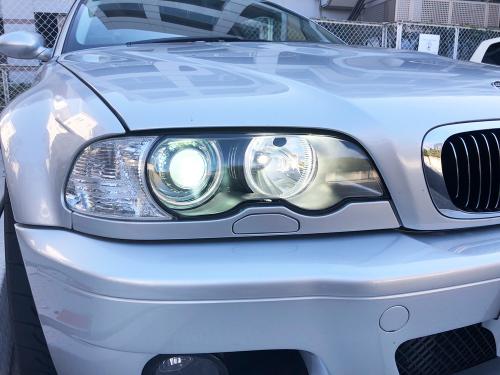 BMW E46 ハイビーム LED点灯