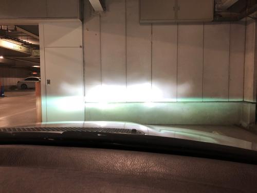 BMW E46 LEDハイビーム点灯状態