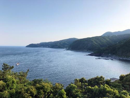 赤沢日帰り温泉館のオーシャンビュー