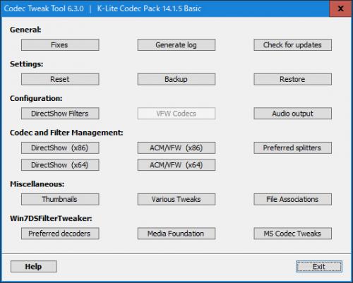 Code Tweak Toolsを起動したところ