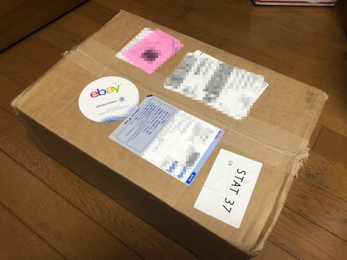 到着したebayの荷物