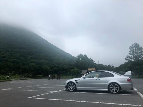 榛名湖公園駐車場にて