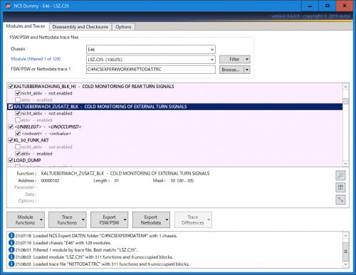 ncs dummyでコールドチェックをコーディング