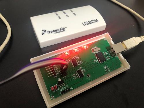 USBDMの通電テスト