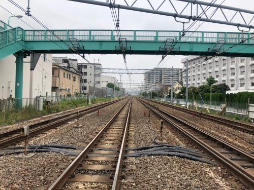 最寄り駅の途中の風景