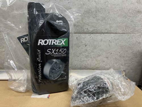 Rotrexトラクションフルードとフィルター