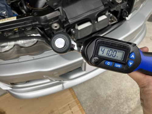 ASAボルトは41Nmで締め付け