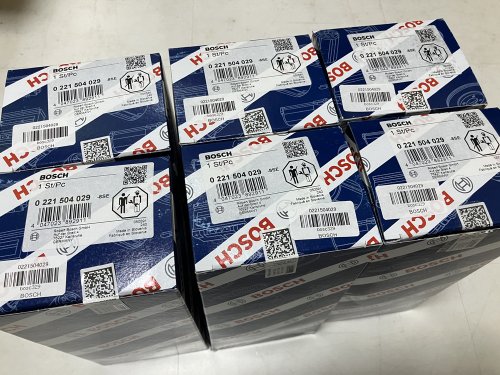 計6個BOSCH製イグニッションコイルを購入