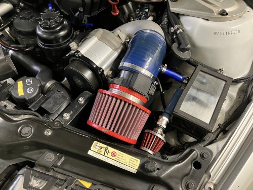 洗浄後のBMCフィルターを装備