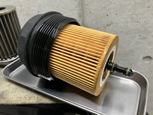 購入した紙フィルターをセット