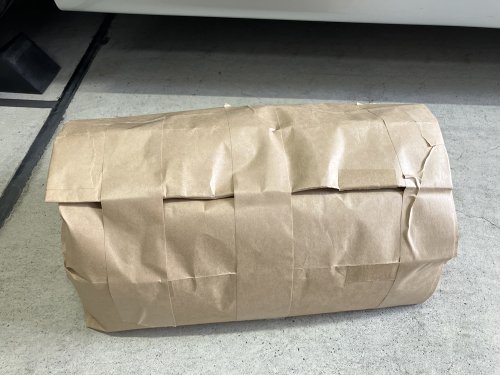 ポイパックを閉じて捨てれる状態にした