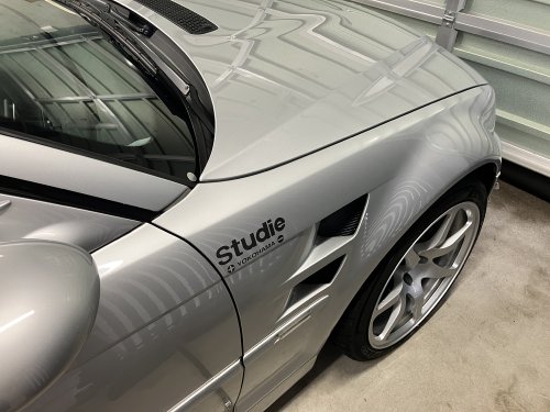 洗車後の車の様子
