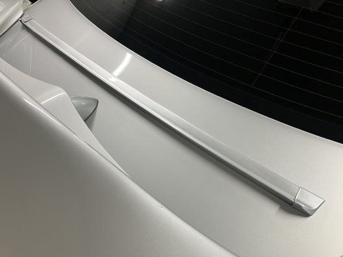 トランクリップスポイラー取り付け前の全体像