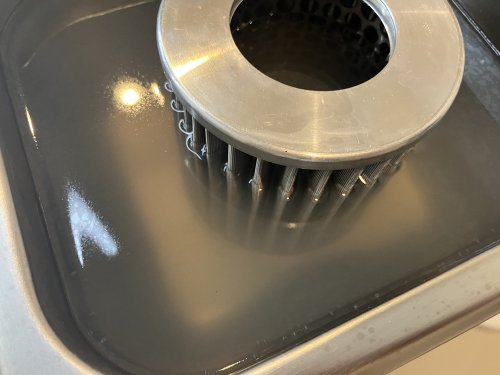 超音波洗浄機の水の汚れの状態