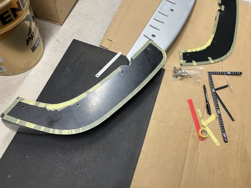 アルミ複合板フリッパーの取付準備