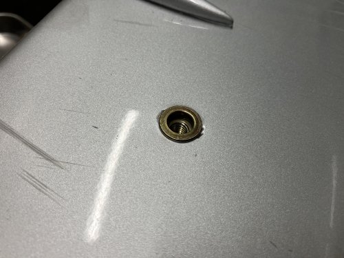 取り付けたナッター