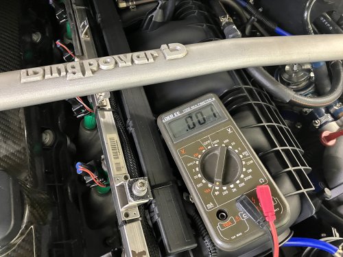 タワーバーの通電確認