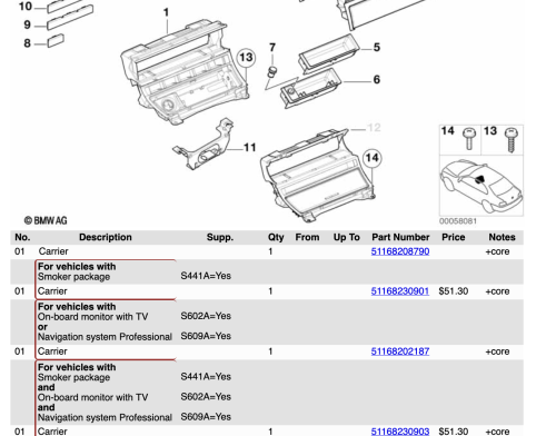 右ハンドル用フレーム部品番号