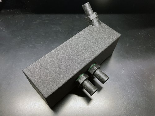 ニップルにOリングを装備して仮組み