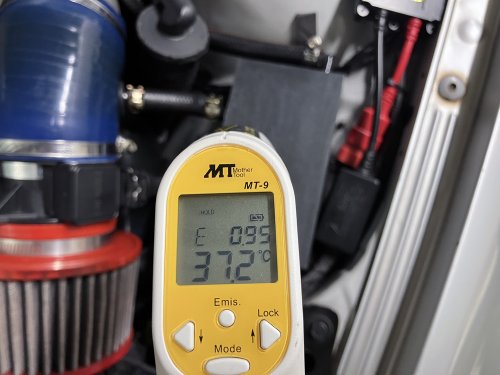 ブローバイチャンバー37.2℃