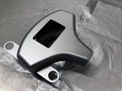 マットブラックで塗装完了