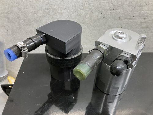 作成したオイルタンクの比較