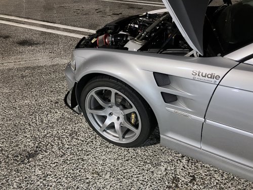 パーキングに寄って各部の温度計測