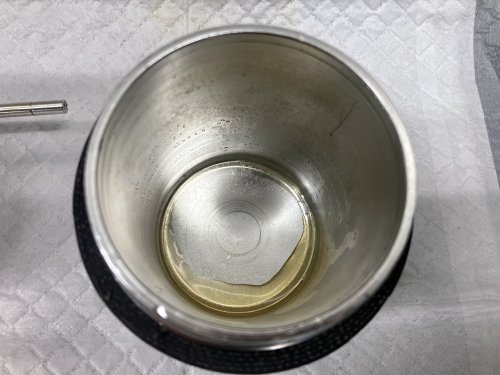 オイルキャッチタンクの内部の状態