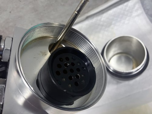 オイルキャッチタンクの蓋の裏側