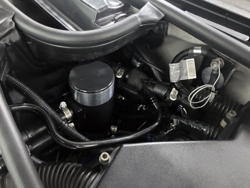 バージョン４オイルセパレーターを取り付けた状態