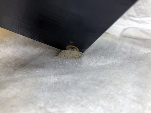 チャンバーのドレンから出てきた液体の状態