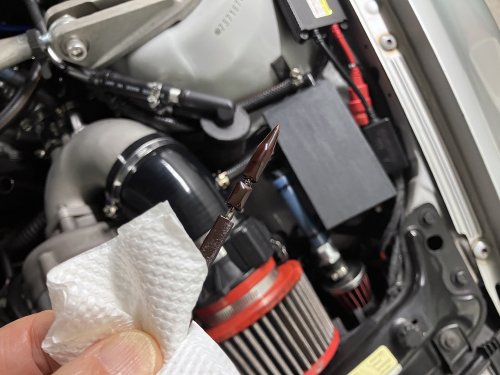 オイルを入れた直後の状態