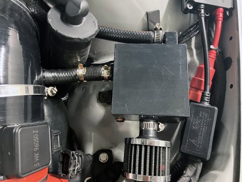 作成したブローバイガスチャンバー