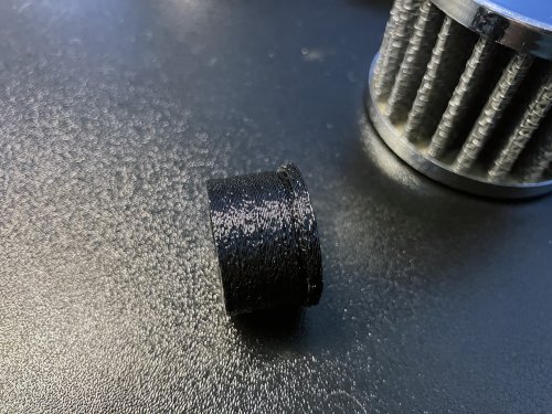 3Dプリンターで作成したフィルターのホースジョイント部分