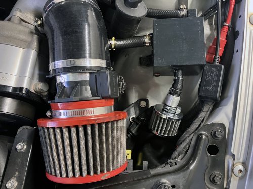 ブローバイガスチャンバーに取り付けてみた