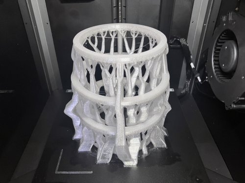 CC3D PETG透明フィラメントでの印刷