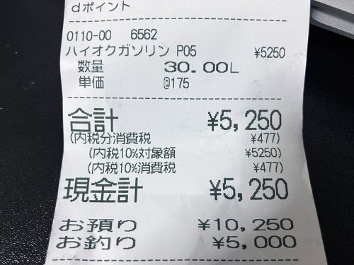 ガソリン価格