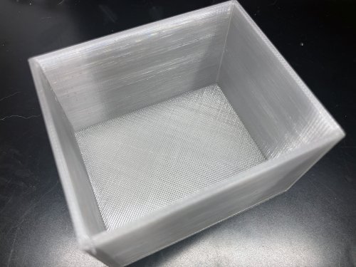 CC3D製 PET G透明フィラメントで印刷