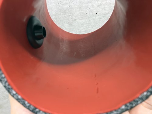 サクションパイプの内部の状態