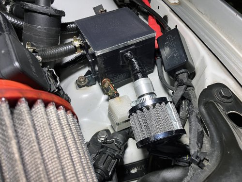 ブローバイチャンバーの状態確認