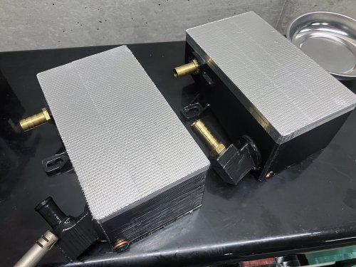新しく作成したブローバイチャンバー