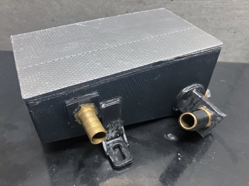 修理したブローバイガスチャンバー