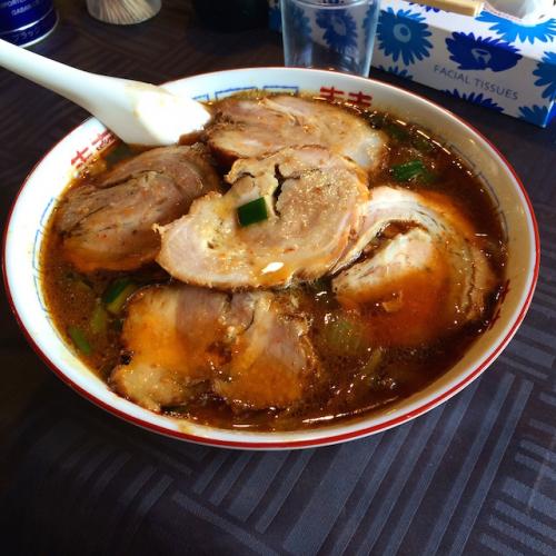 ラーメン八平　アリランチャーシュー麺（大）