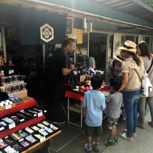 笠森観音寺　参道　お土産屋