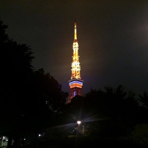 東京タワーの夜景