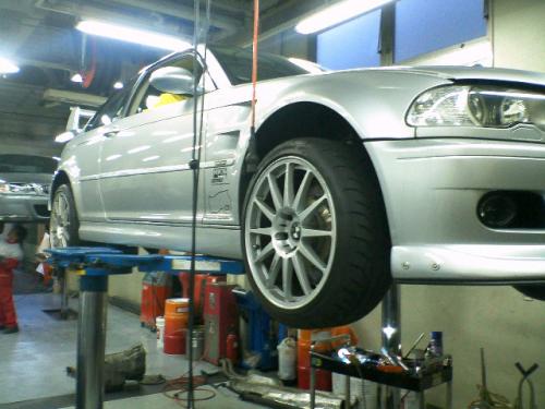 BMW E46 MTコンバート　作業中