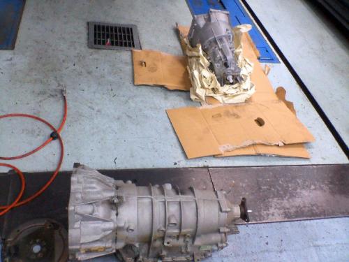 BMW E46 MTコンバート　交換したミッション比較