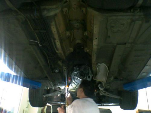 BMW E46 MTコンバート　作業風景